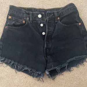 Black Levi Shorts